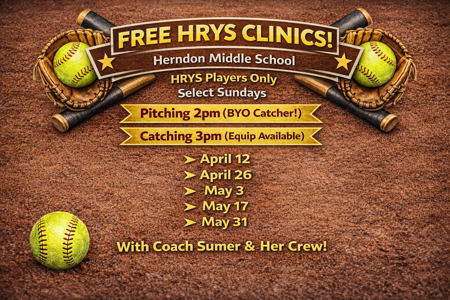 FREE HRYS CLINICS!